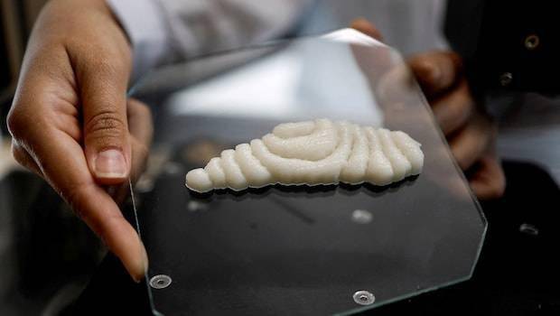 以色列公司利用3D打印技术制造出世界首块人造鱼肉 口感和真鱼无异