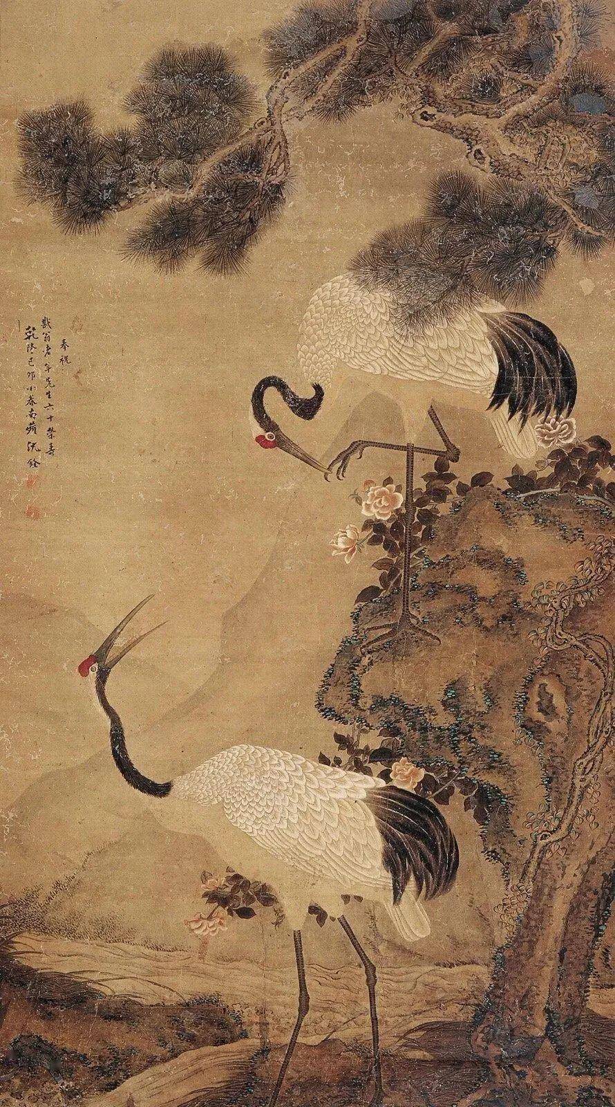 观历代名家笔下松鹤，吉祥长寿！_手机搜狐网