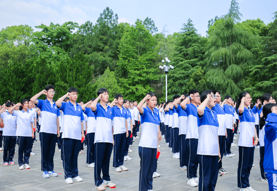 直击现场!刚刚,宁乡283名学生在这里集体入团