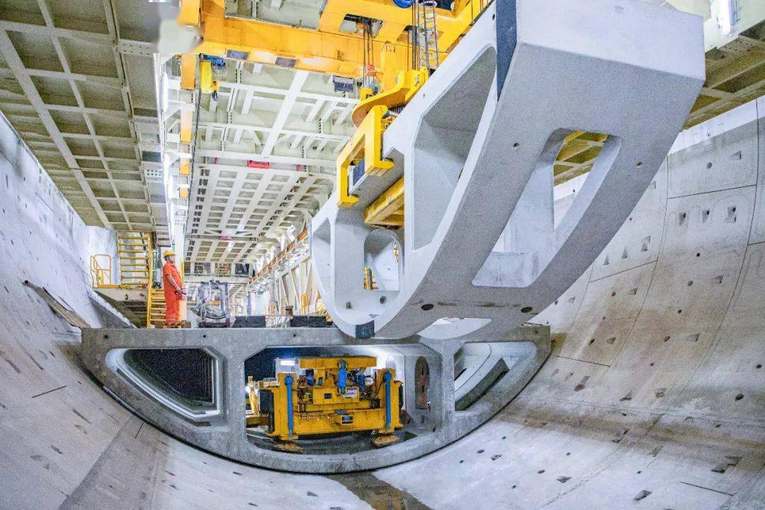 机场联络线项目建设,银都路越江隧道新建工程有新进展_浦东新区_掘进