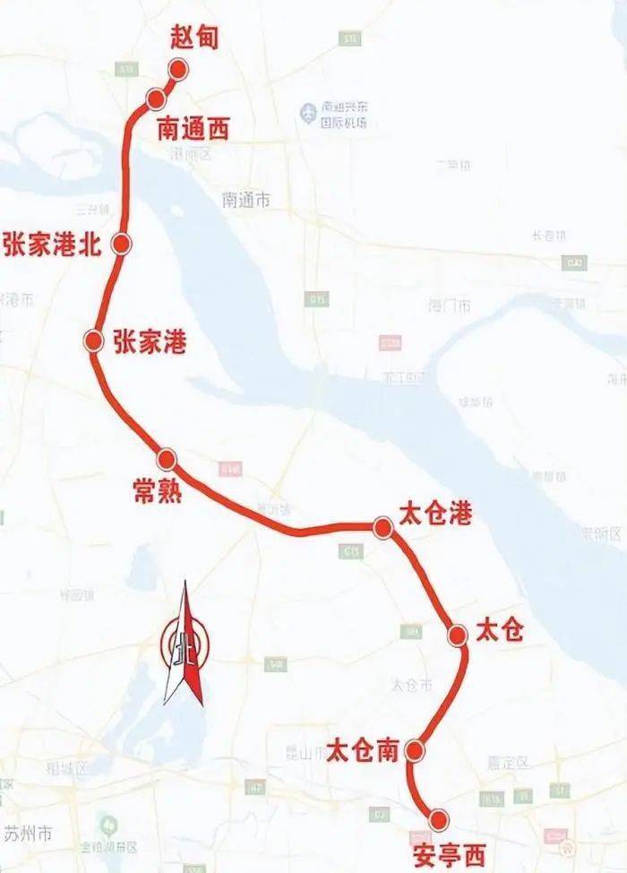 沪通铁路最新规划图图片