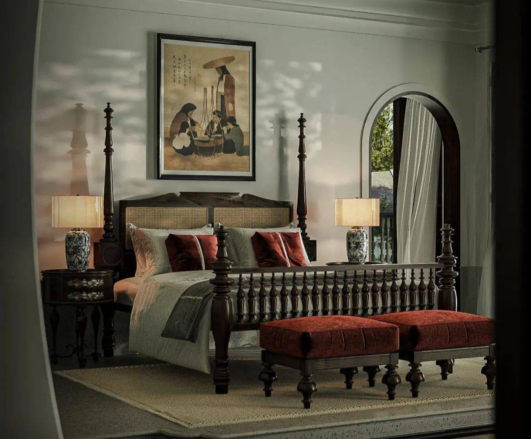 复古南洋风设计,悄悄在2023火了!_空间_风格特征_元素