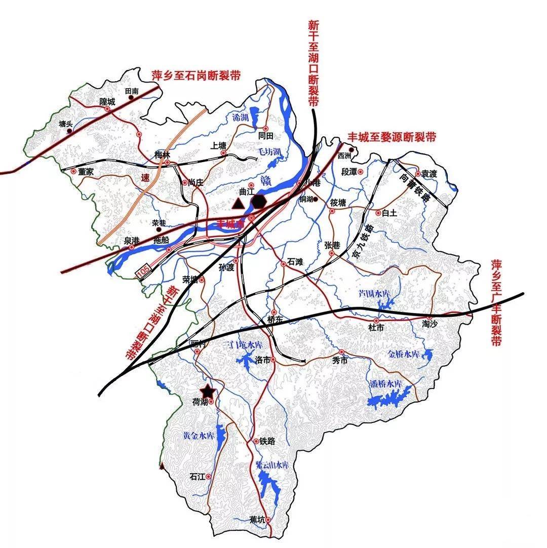 丰城九中地图图片