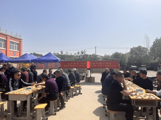 霸州市煎茶铺镇首届全民健身大会开幕式暨煎茶铺镇中国象棋比赛拉开