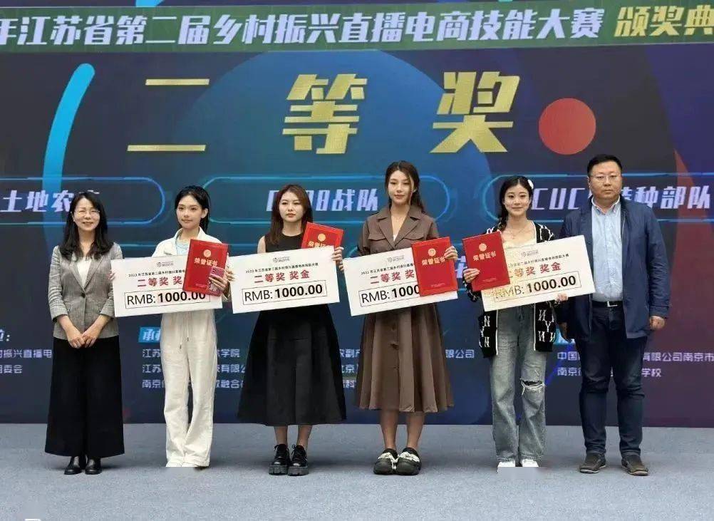 热烈祝贺我校师生在2023年江苏省第二届乡村振兴直播带货大赛中取得