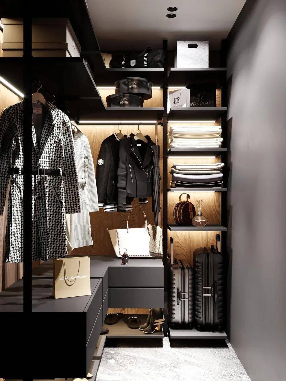 同款balenciaga的试衣间_空间_生活化_水泥