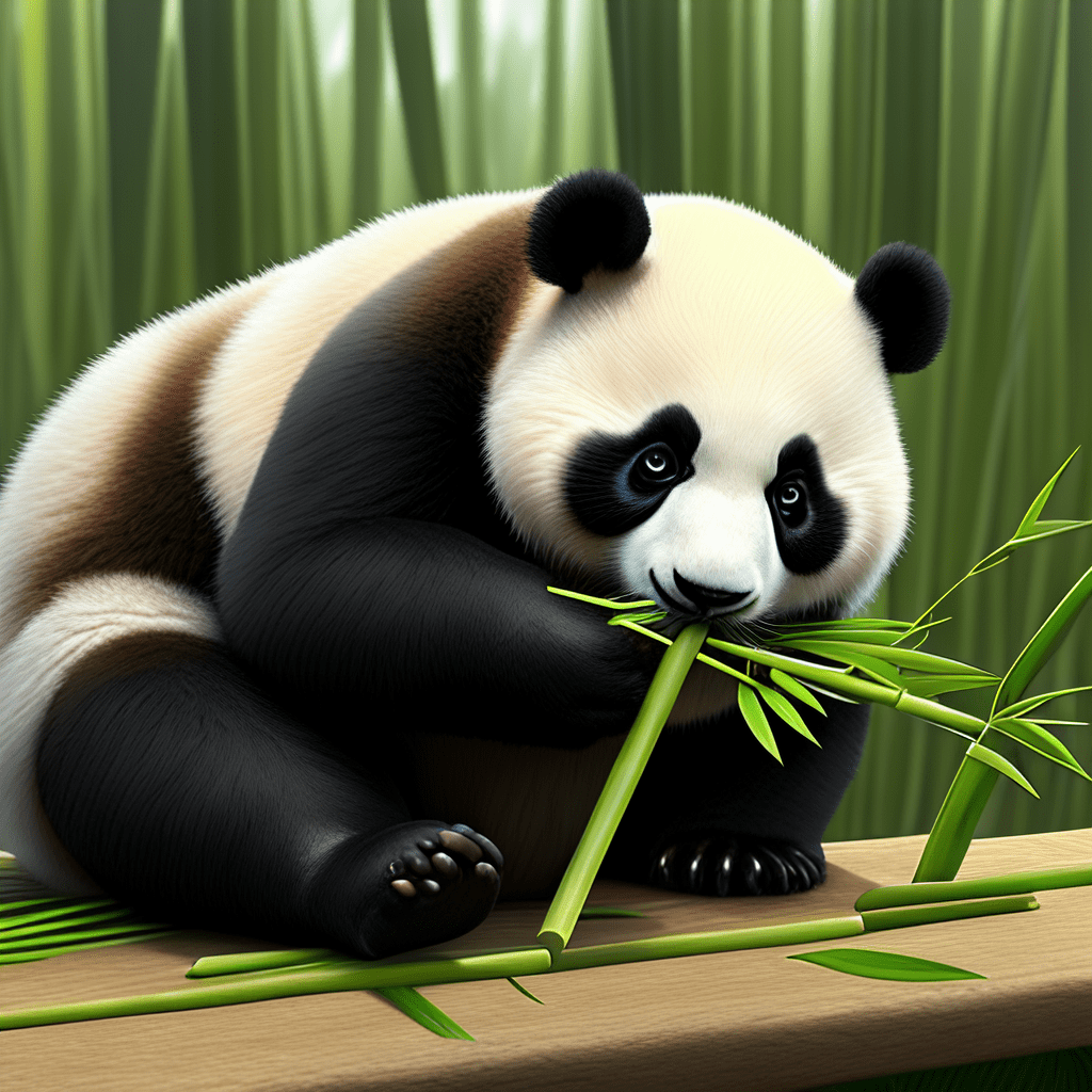 他们是世界环境保护运动的海报代言人,与它们的肉食性近亲不同,大熊猫