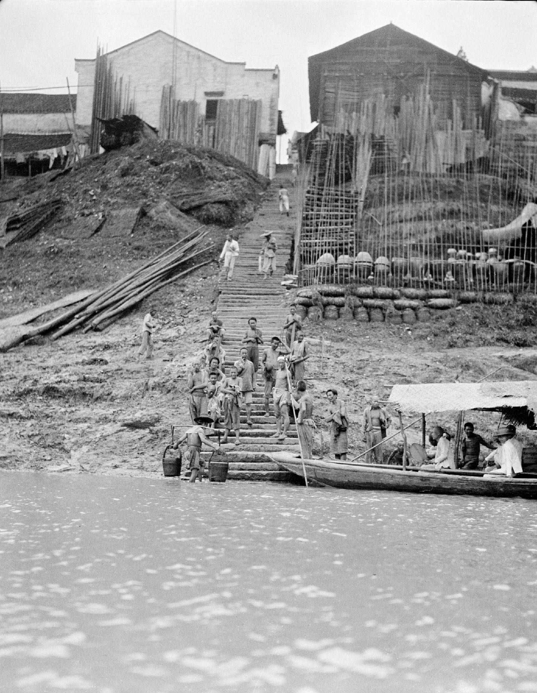 1917年甘博中国行之八:重庆万县老照片_长江_民国时期_四川省