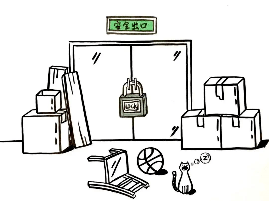 常闭式防火门如果长期呈敞开状态,轻则无法正常回位,重则可能破坏门框