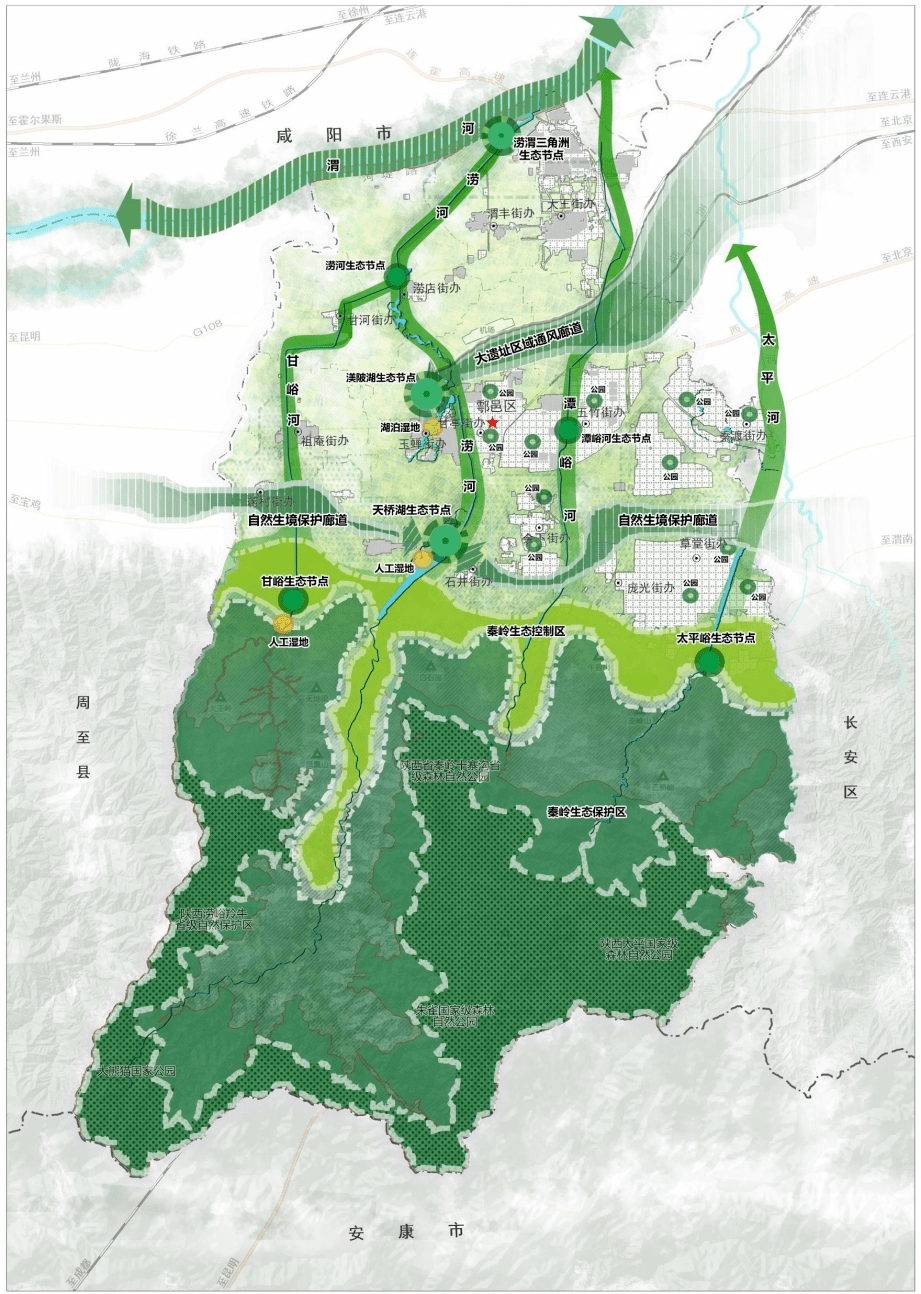 大西安西南门户,鄠邑,周至总体规划出炉_发展_生态_产业