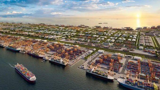 越南海防市动工建设越南最大海港非关税区_乐县_投资_物流