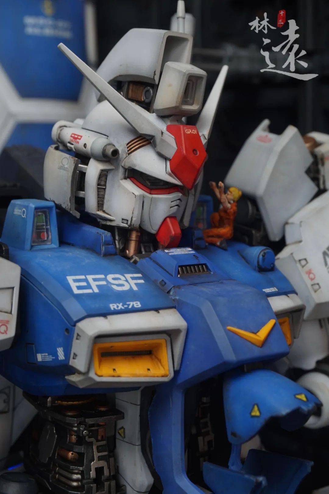 高达gp01硬核质感旧化场景,有这还要啥匠牛?_公众_模型_来稿