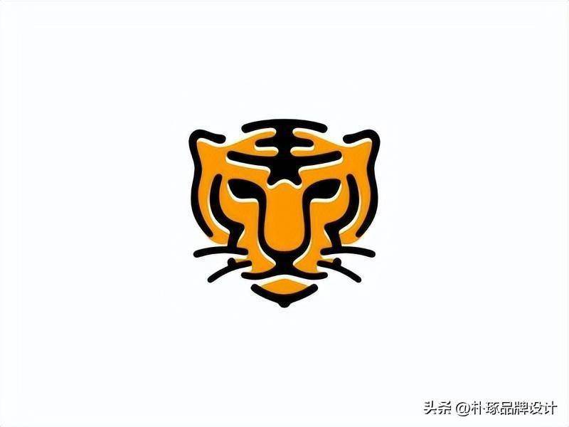 这些虎头元素标志logo霸气侧漏_品牌_视觉_认知