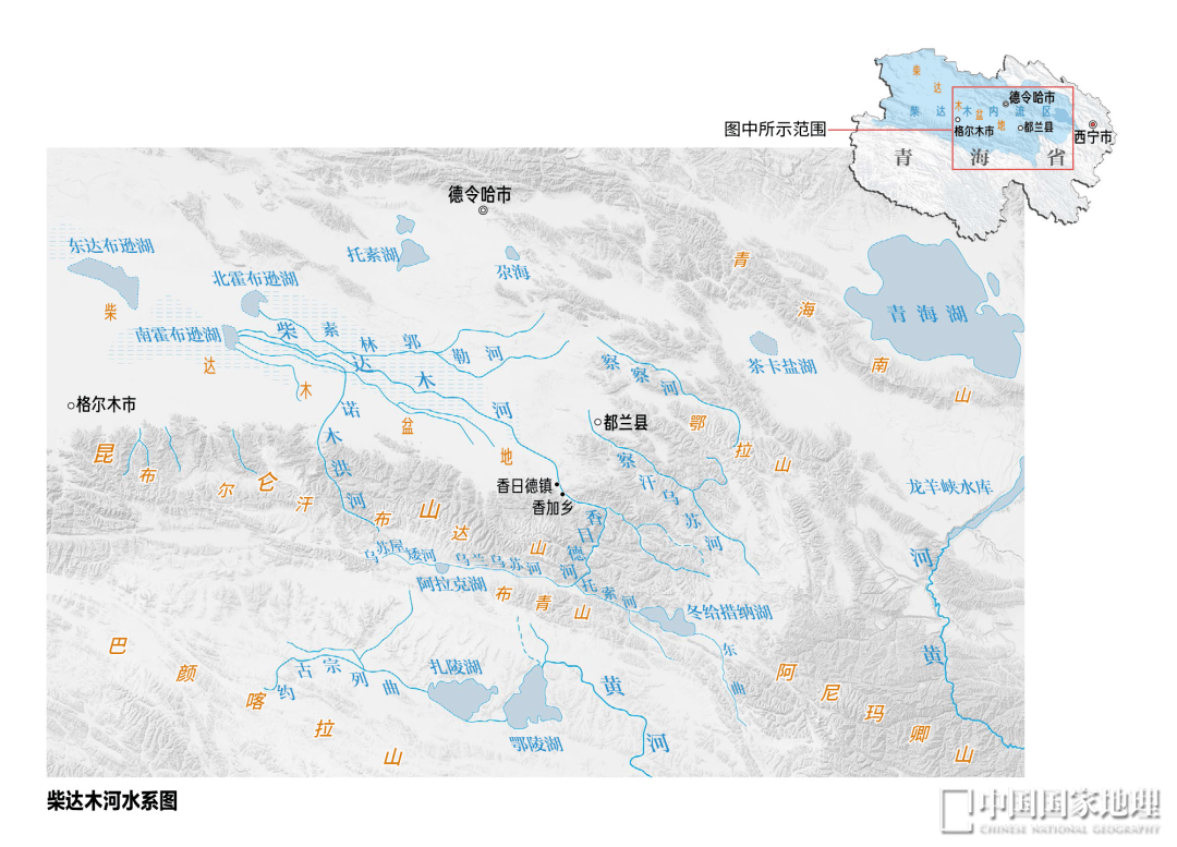 柴达木沙漠地图图片