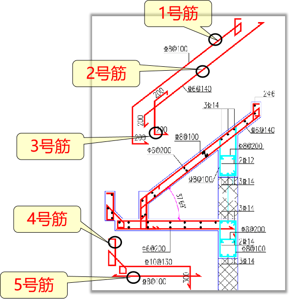 屋面挑檐钢筋做法详图图片