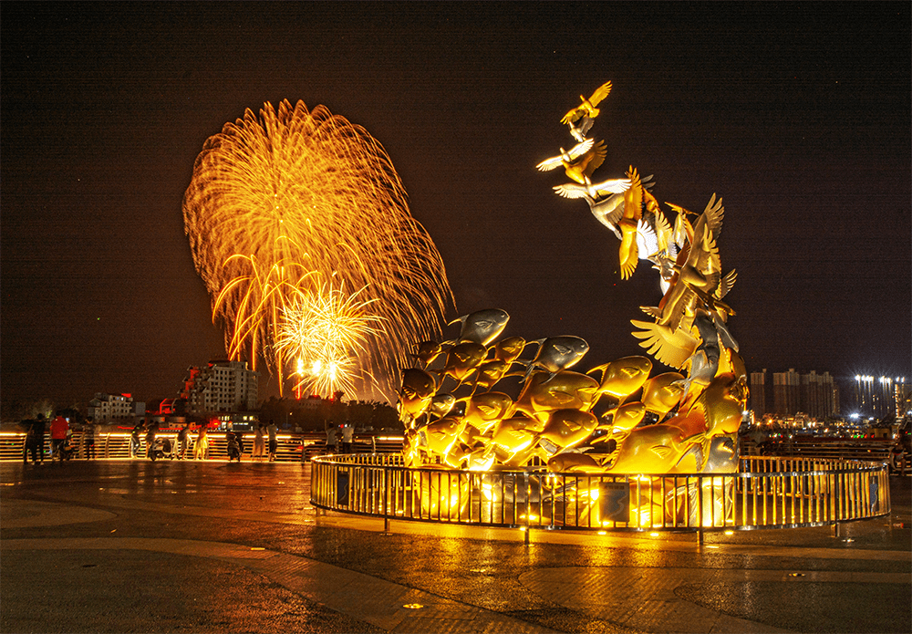 北海夜景最美的地方图片