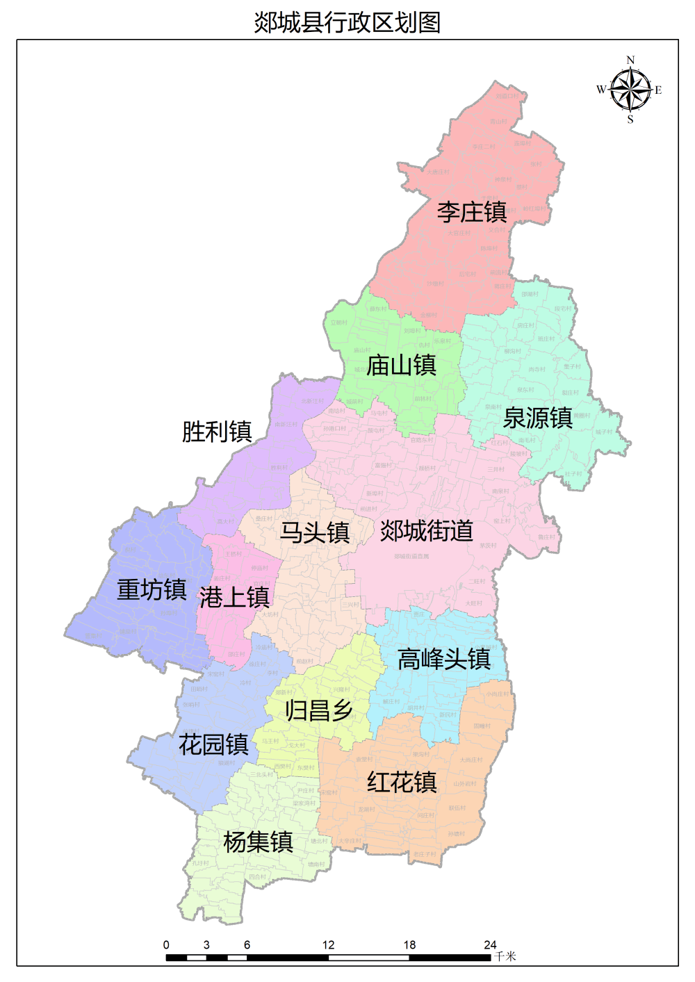 郯城县地图乡镇图片