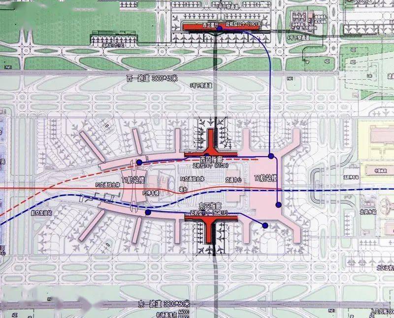 白云机场扩建工程迎新节点!t1 t2=第一航站区_西四_施工_玻璃