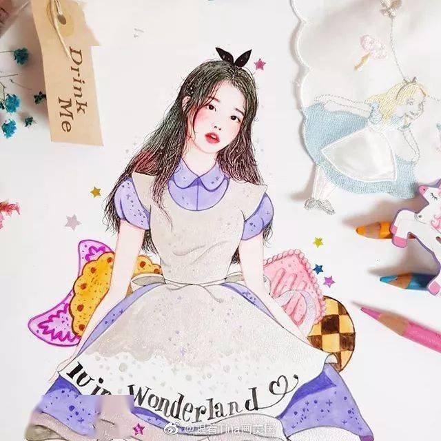 彩铅人物手绘插画,彩铅手绘简单唯美插画,彩铅手绘治愈系插画_视频