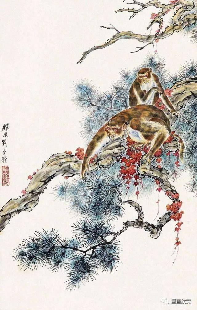 肉筆 水墨画 刘奎龄 刘奎龄工笔作品集锦（50张高清大图！）_中国_传统_艺术