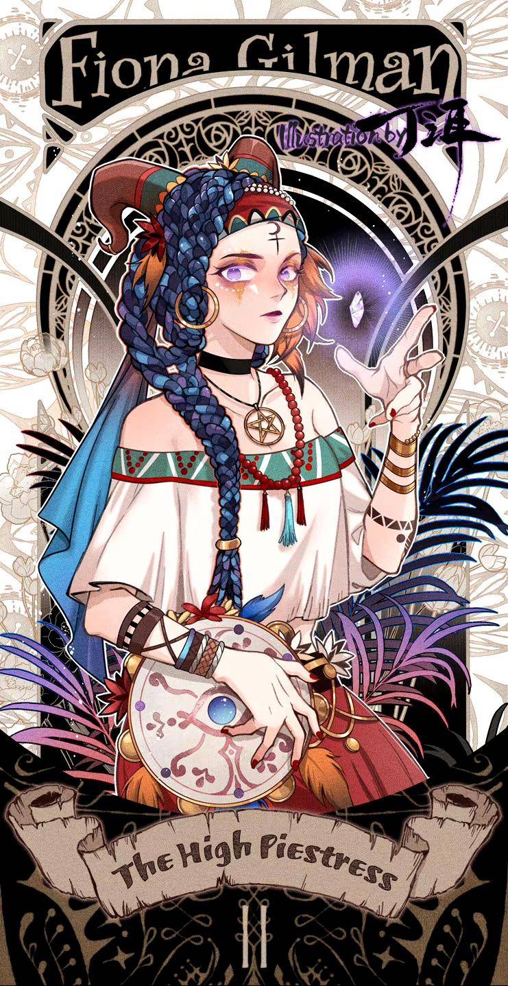 游戏《第五人格》塔罗牌风格角色插画欣赏_竞技_玩家_创作