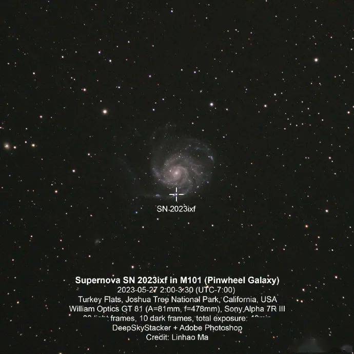 記錄m101 pinwheel galaxy內超新星爆發_optics_mm_william