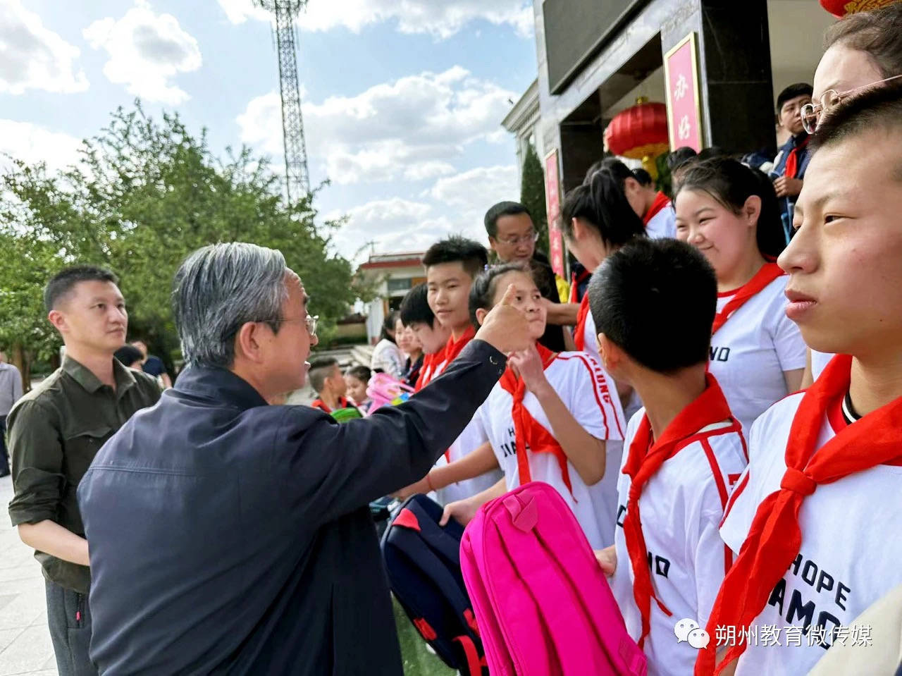 朔州市教育局局长刘国清一行深入市聋哑学校调研_办学_领导_工作