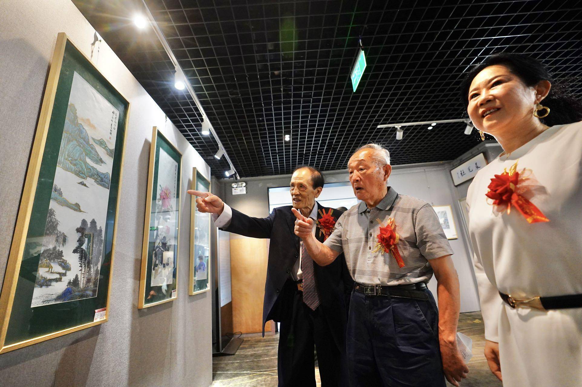 刘颖绘画展在王府井工美大厦开幕_传统_艺术节_作品