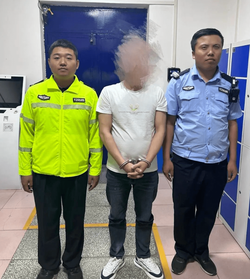 5月29日,分局办案民警通过前期摸排蹲守,成功将涉嫌吸毒的高某抓获.