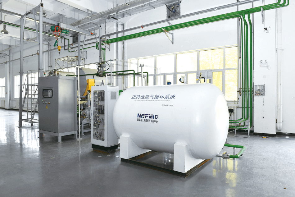 全国首台套固态储氢系统示范装置亮相包钢集团北方稀土_创新中心_氢气