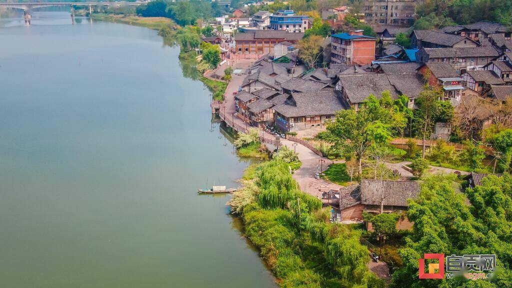 狮子古镇:"古驿水乡"韵味长_川主庙_戏台_四川