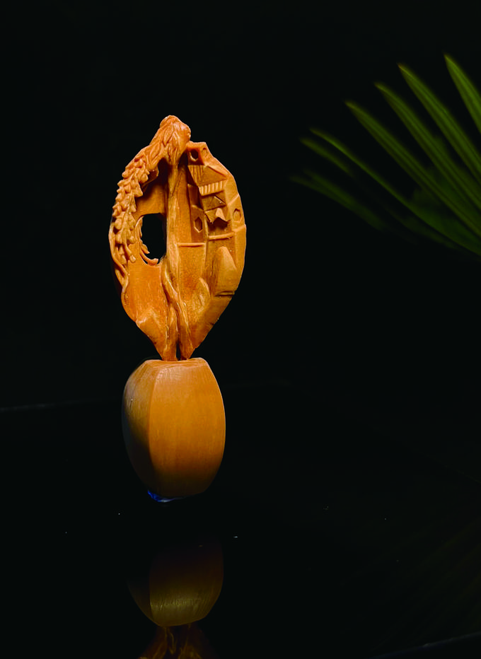 "点核成金" 光福核雕 刻出富民大文章_工艺美术_中国_陆小琴