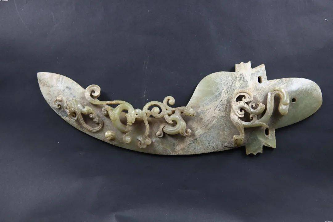 商代暗花纹鎏金鸟形龠铜戈 大云山汉墓青铜戈 战国青铜戈 新川红花沟