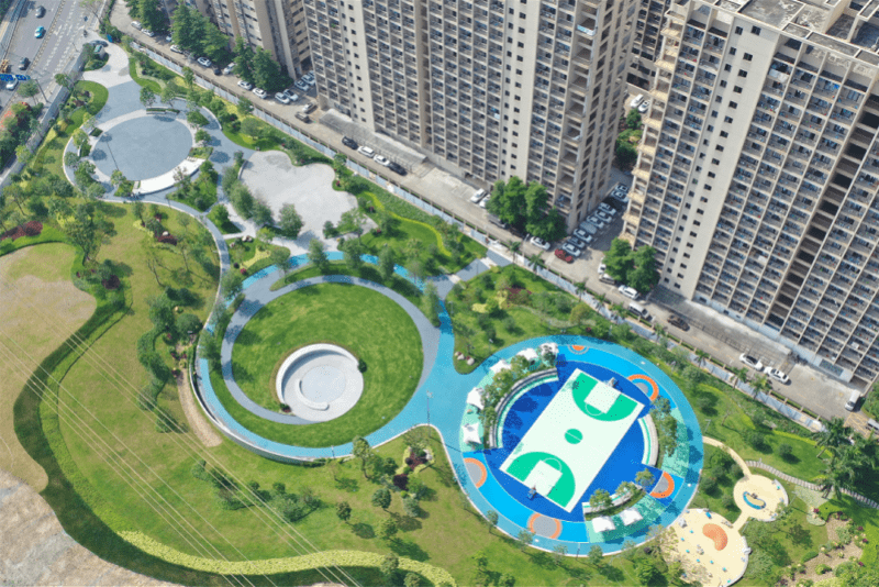 龙岗区公园再上新 就在南湾街道云创小镇_产业园区_空间_场地