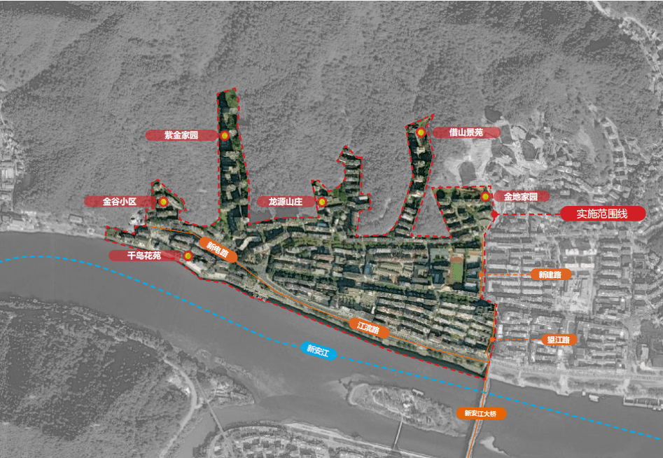 建德市新安江规划图图片