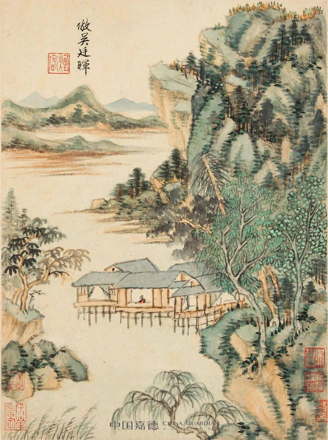 吴湖帆旧藏《画中九友集册》,1.9113亿港元成交!