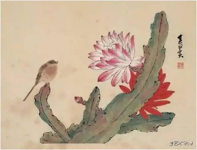 近代画家张其翼花鸟作品欣赏_工笔_写意_境界