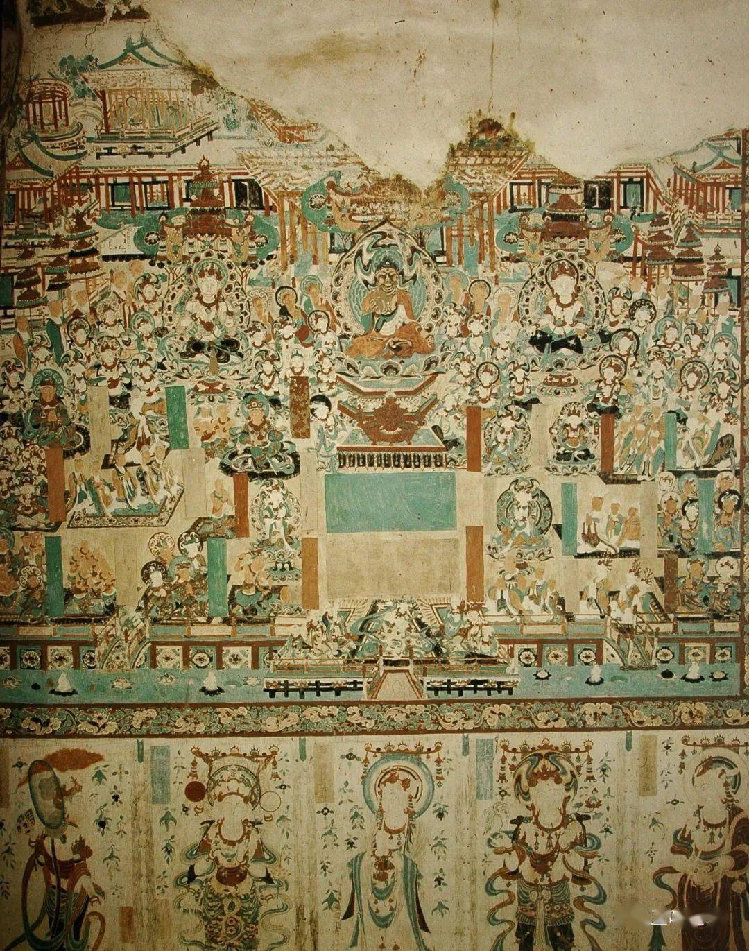 敦煌莫高窟第85窟壁画高清大图200幅_画面_人物_身形