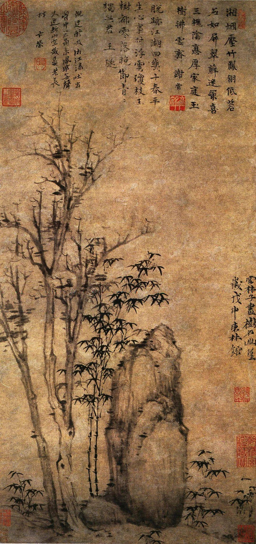 各大博物馆藏----倪瓒: 传世经典绘画高清百幅全集_搜狐网