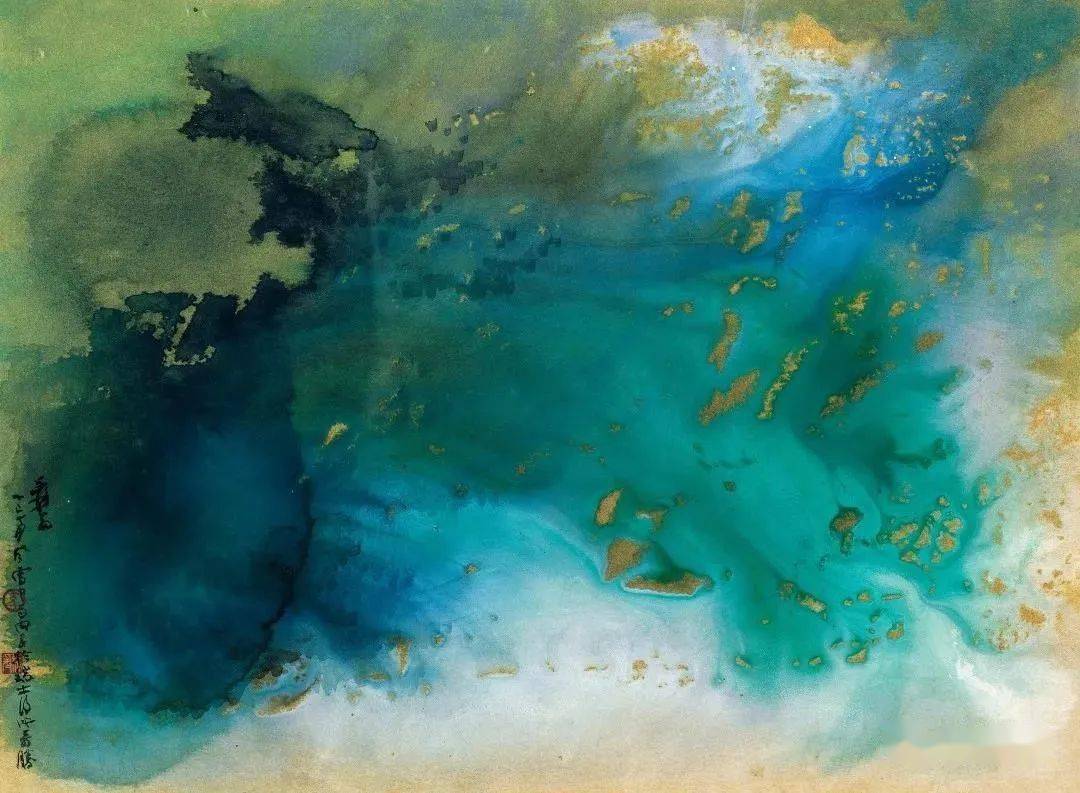 但最为可称道者,即实验性创作泼墨泼彩画