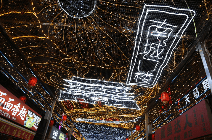 武威越夜越美丽!_广场_南城_夜市