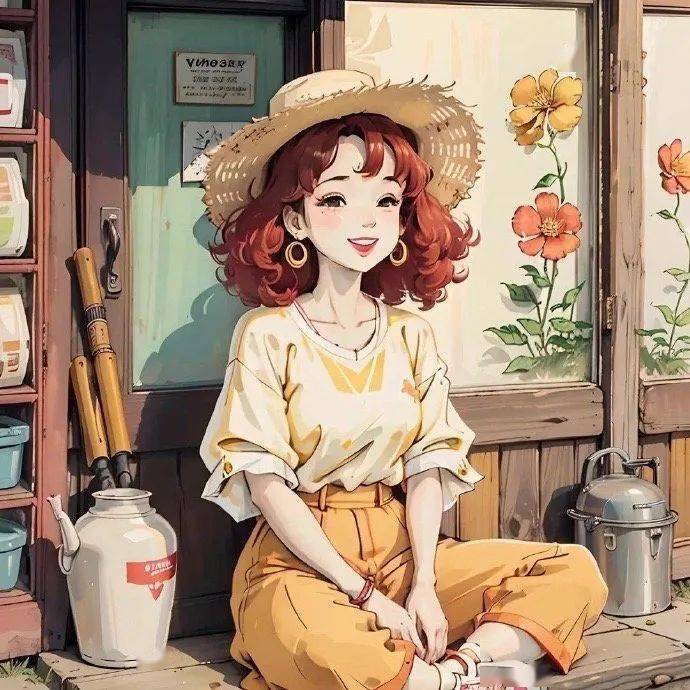 这些头像太适合夏天啦!_穿过_简文艺_绿色