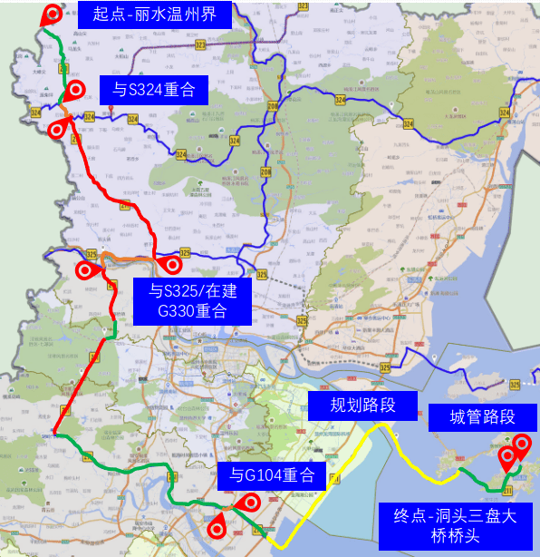 省道s207路线图图片