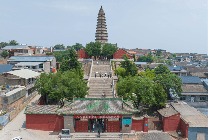 新绛古城全景图片图片