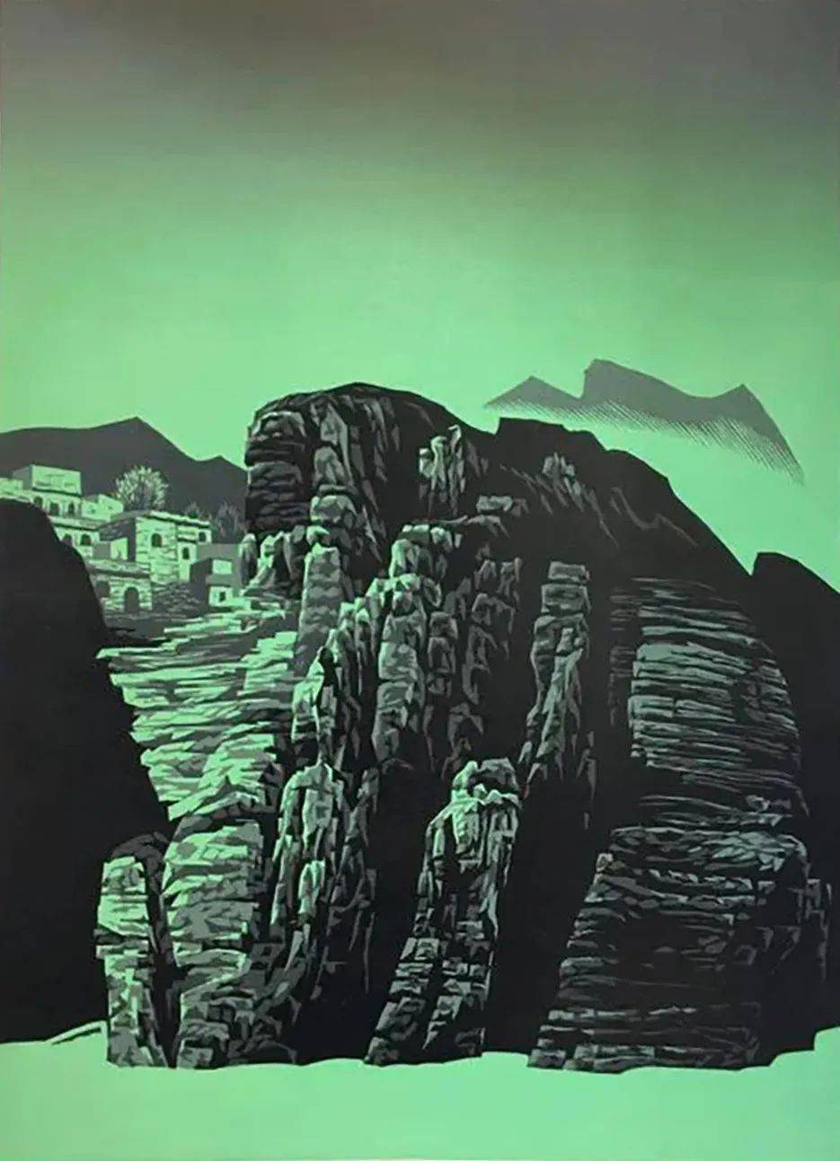 看了就忘不了的版画——李彦鹏作品欣赏_cmx_套色_木刻