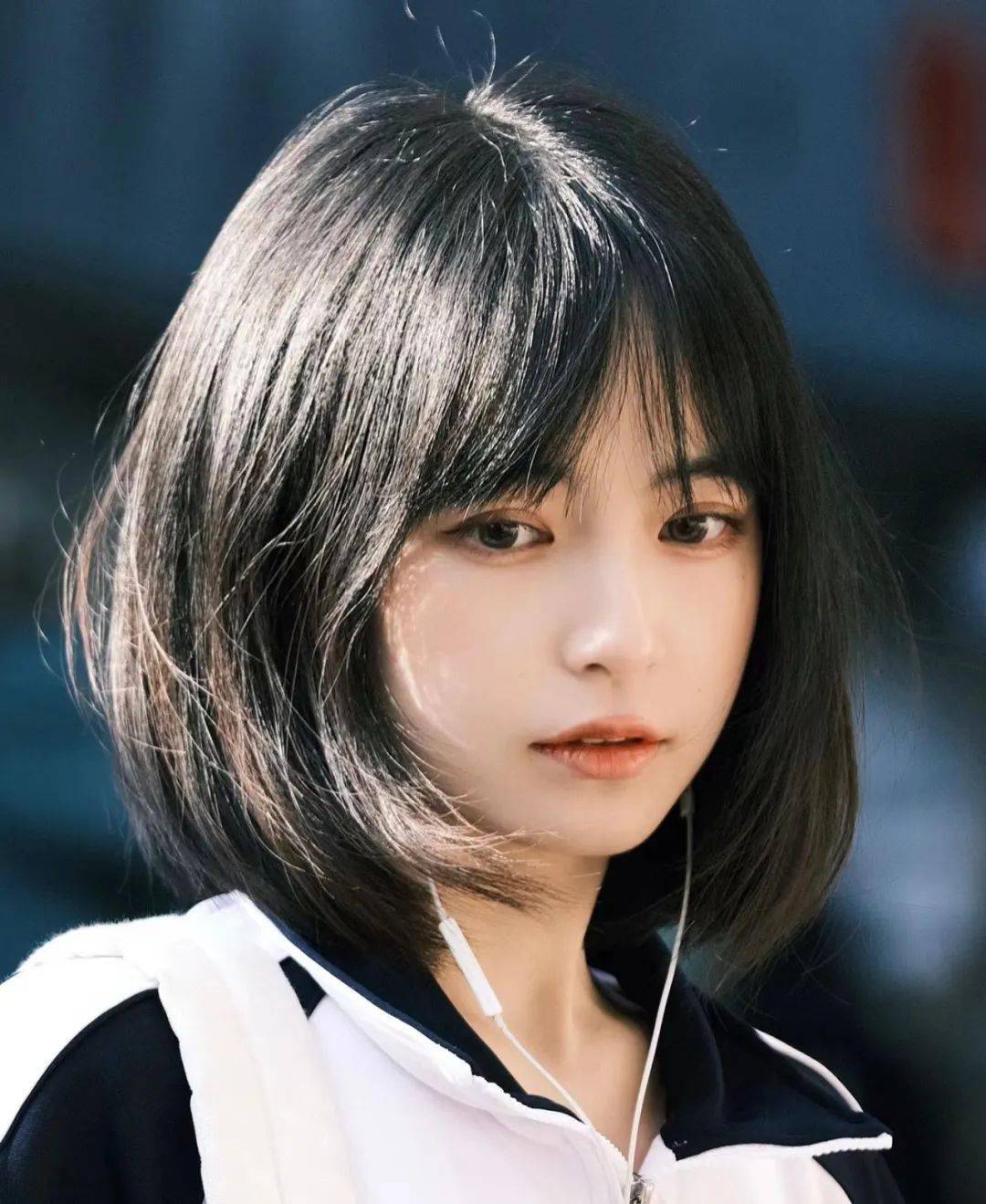 除了一刀切,灵动的妹妹头一样迷人