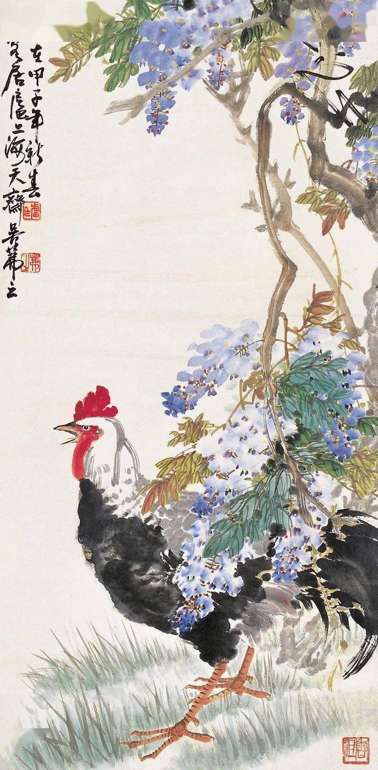 他的花鸟画,灵动飘逸,丰润郁勃,婀娜多姿,极富情趣!_艺术_国画_最好的