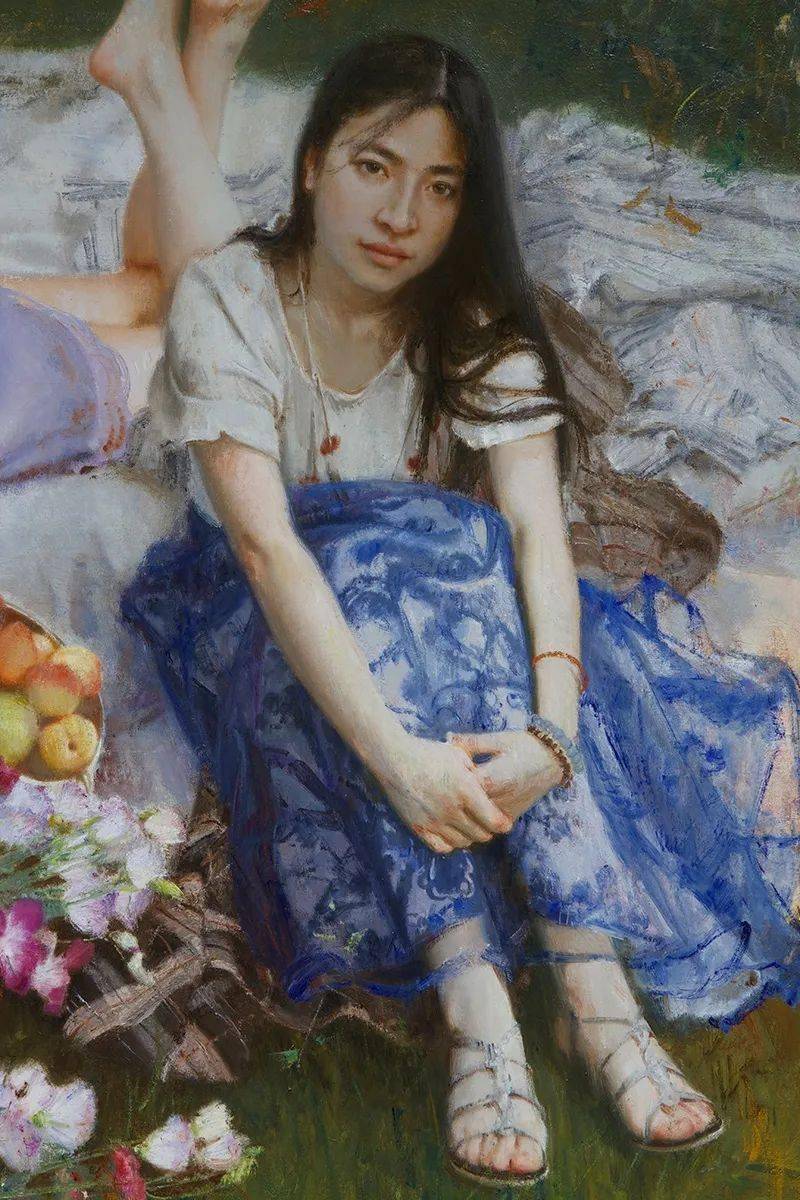 中国美术学院教授,任志忠油画作品