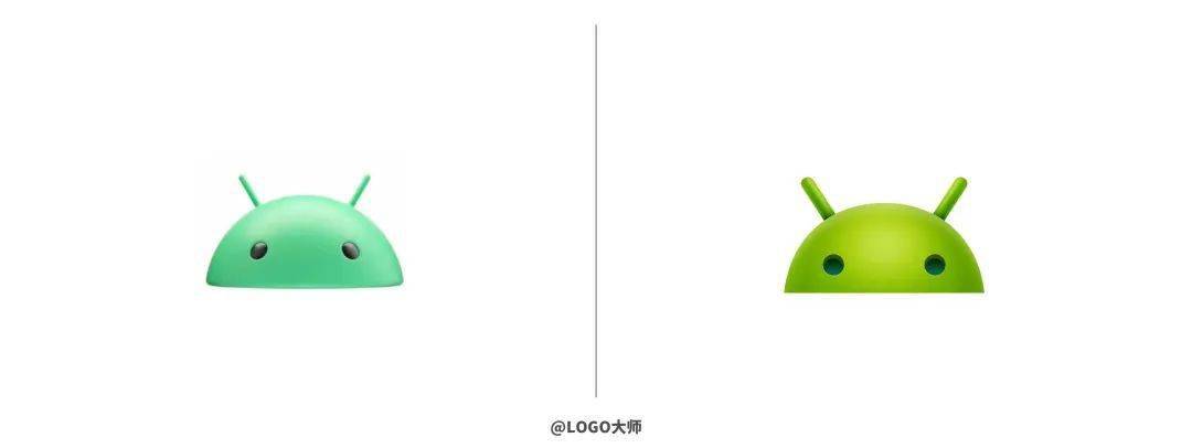 可是从外形上看,新logo立体的形象和安卓旗下handshaker的logo却有着