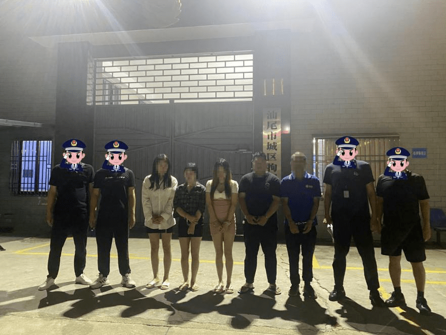 汕尾警方查封10间涉黄场所! 抓获多人._城区_工作_行动